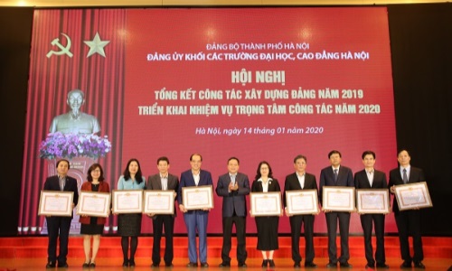 Năm 2020: Tăng cường công tác xây dựng Đảng của các trường đại học, cao đẳng Hà Nội để xây dựng và kiến thiết Thủ đô